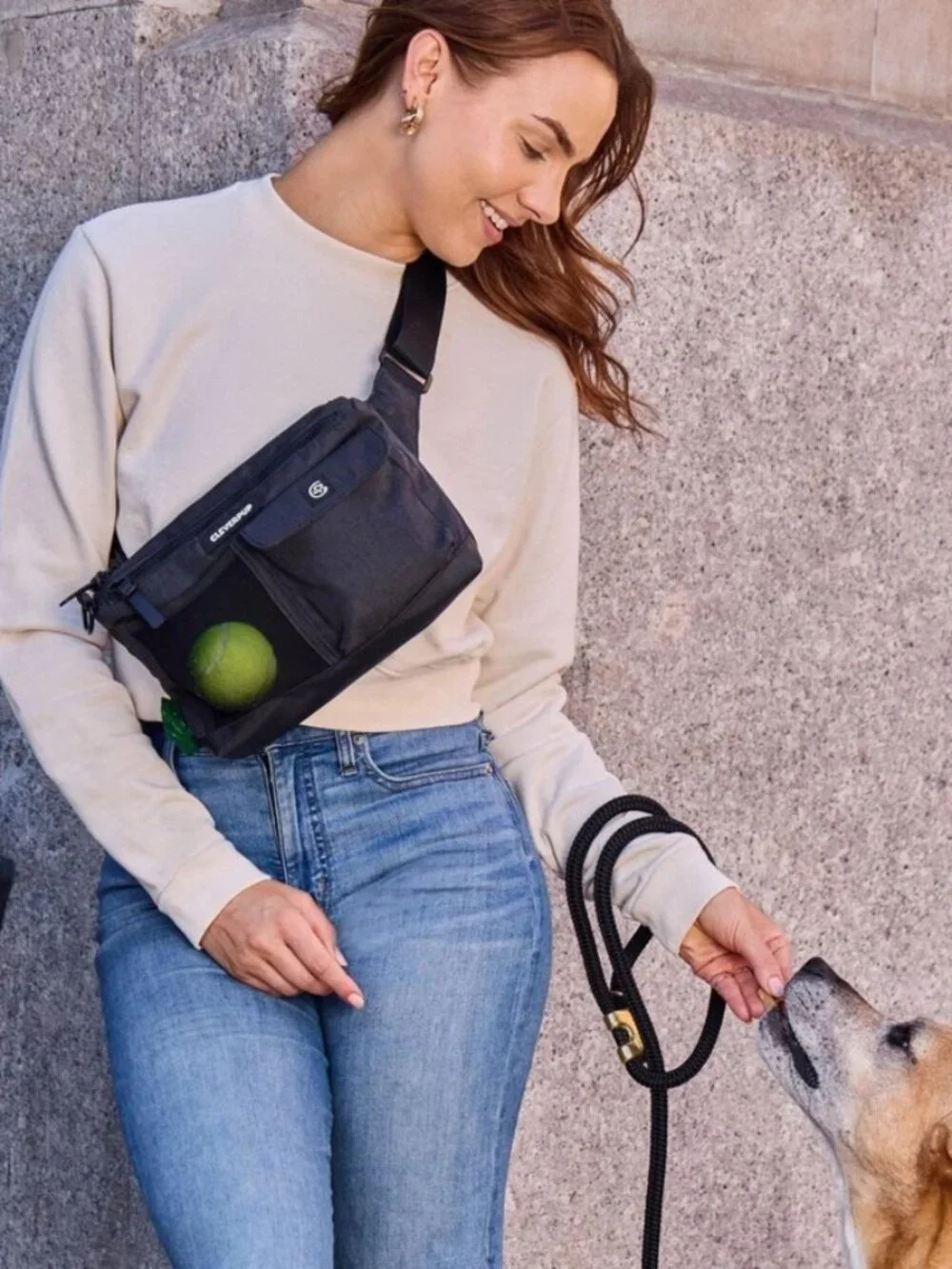 NWT Cleverpup Dog Walk & Train Sling Bag